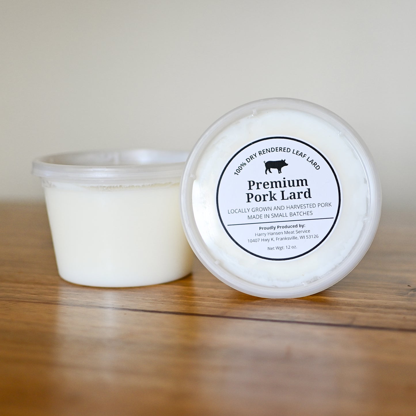 12 oz. Premium Pork Leaf Lard